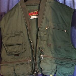 Bushline outdoor tactical utility vest- fishing vest- hiking- hunting- preloved